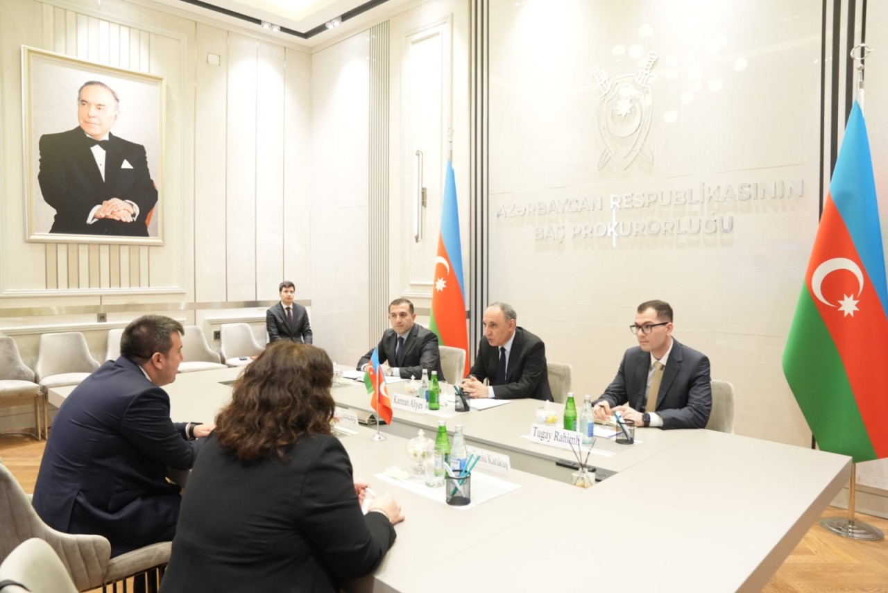 Kamran Əliyev Can Tuncayı qəbul etdi - FOTOLAR